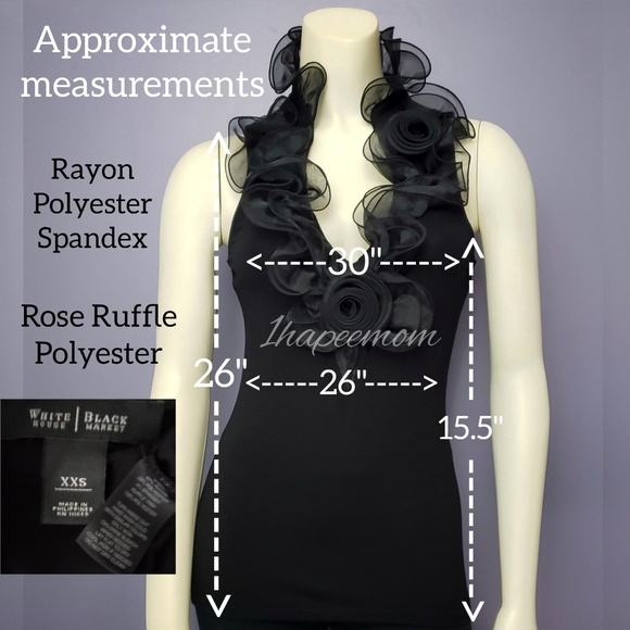 Blouse | Black Top | White House Black Market - Picture 7 of 8